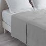 Voir la diapositive 1 : Paris Prix Drap Plat  Lina  180x290cm Gris Galet