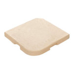 CENTRALE BRICO Dalle pour parasol excentré lesté marron