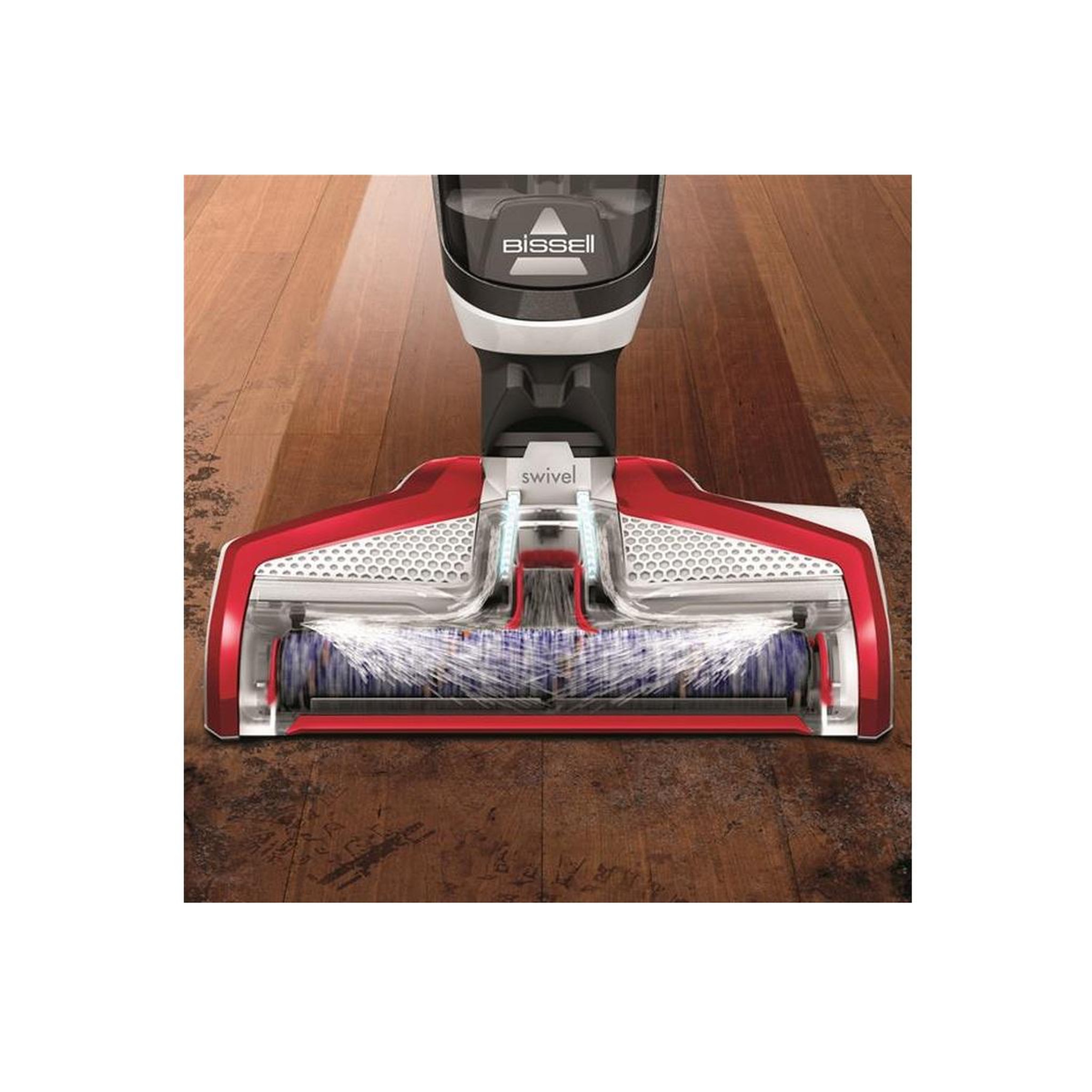 Voir la diapositive 2 : BISSELL Aspirateur laveur 3 en 1 560w blanc/rouge - 22034