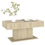 Voir la diapositive 3 : VIDAXL Table basse chene sonoma 96x50x45 cm bois d'ingenierie