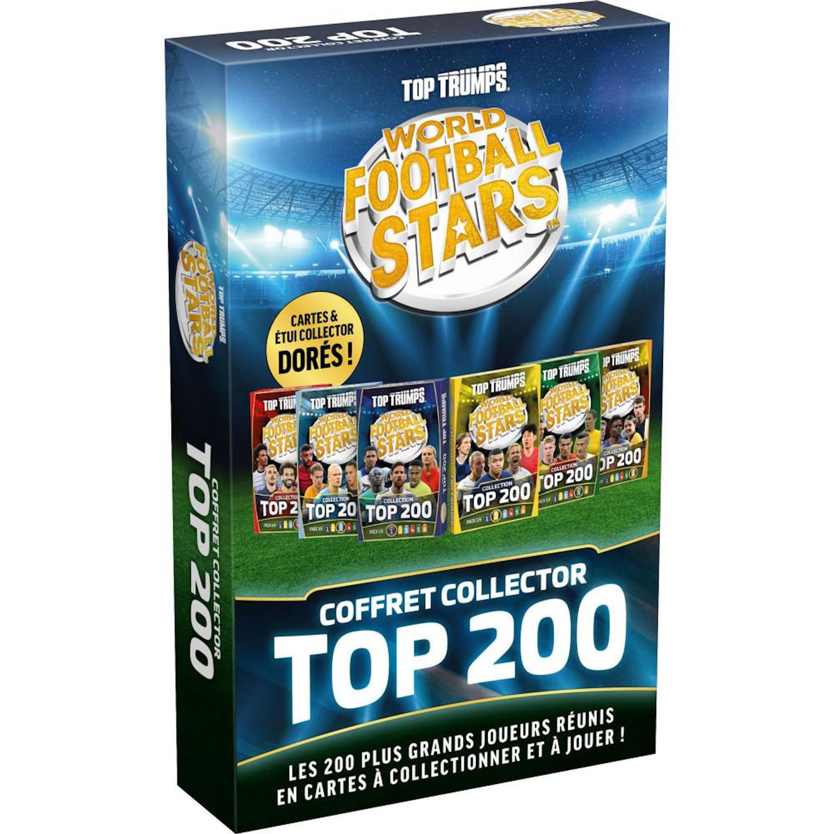 Winning Moves Top Trumps World Football Stars TOP 200 - Pack collector - Jeu de société - WINNING MOVES - 1 joueur ou plus - Des 6 ans
