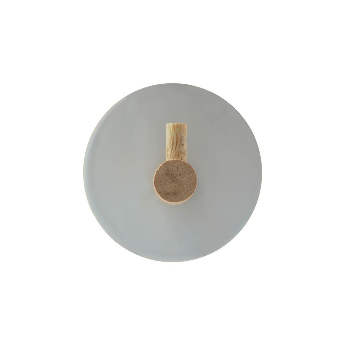 Paris Prix Lot de 2 Patères Adhésives en Métal  Fixeo  5cm Blanc