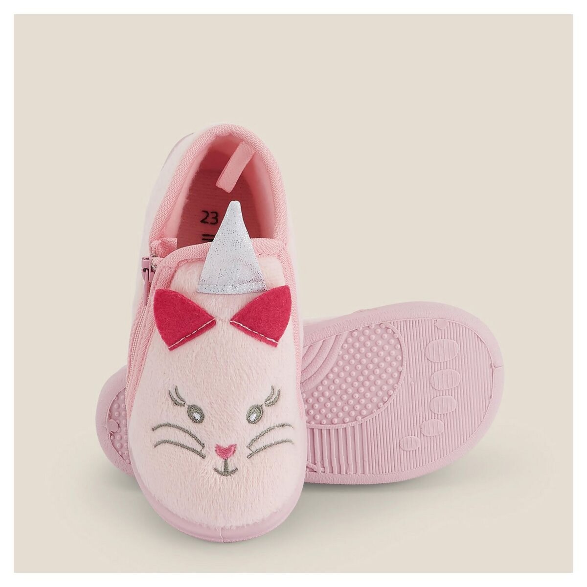 IN EXTENSO Chaussons licorne bébé fille