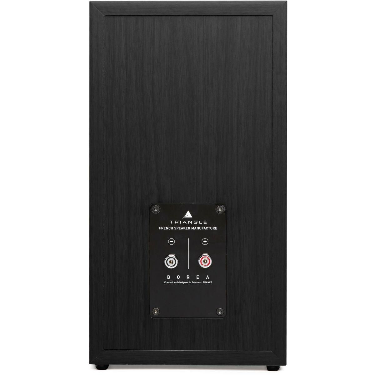 Triangle Enceinte bibliothèque Borea BR03 noire