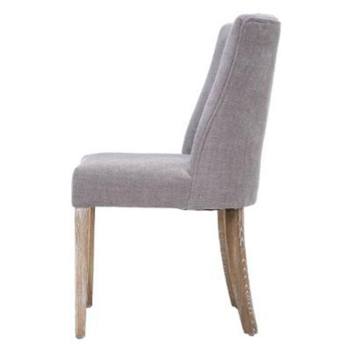ATMOSPHERA Lot de 2 Chaises Design  Livia  89cm Gris
