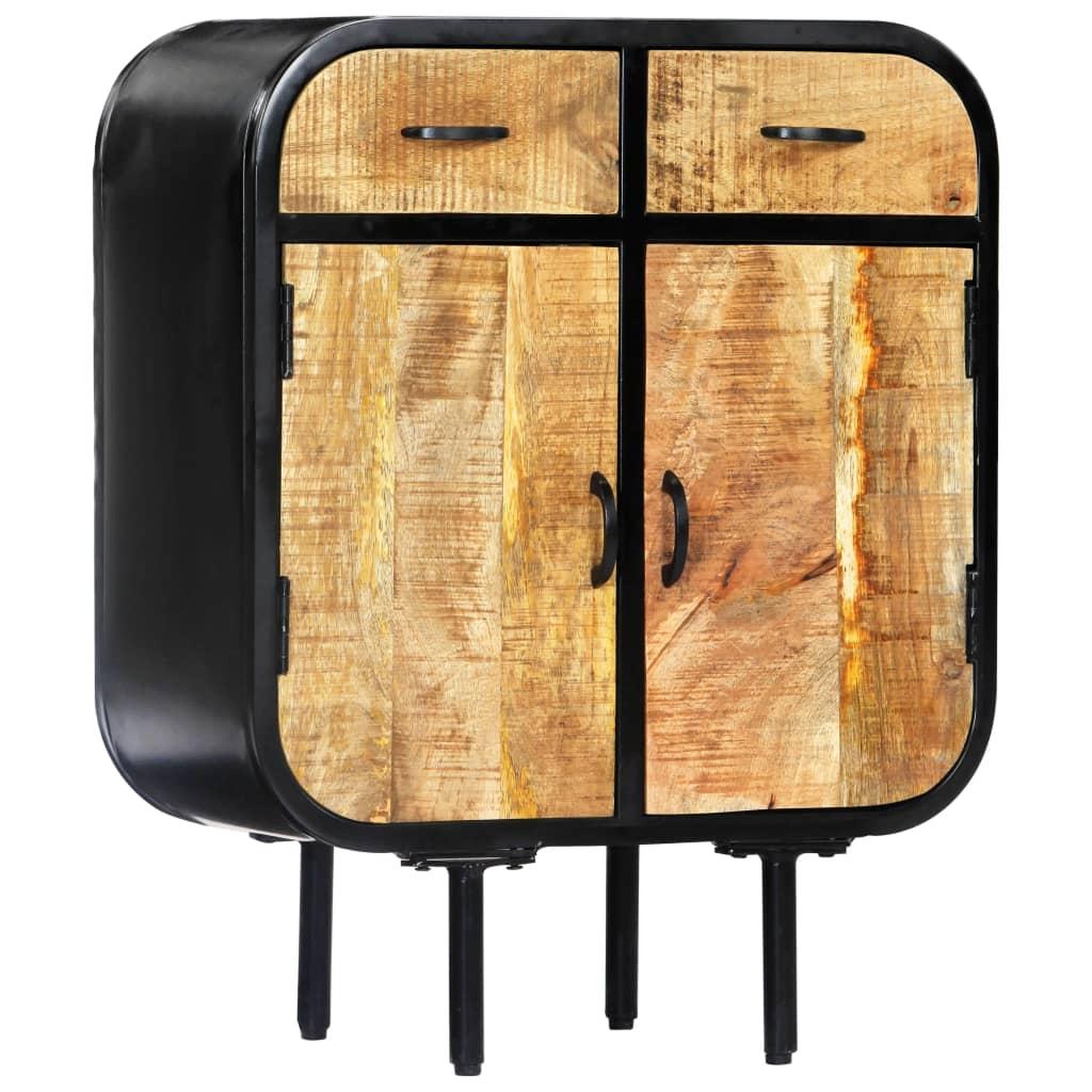 Voir la diapositive 1 : VIDAXL Buffet 60x30x75 cm Bois de manguier massif et fer