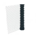 CENTRALE BRICO Grillage rouleau simple torsion gris, Rouleau 20m, Hauteur 1m20, Maille 50x50mm