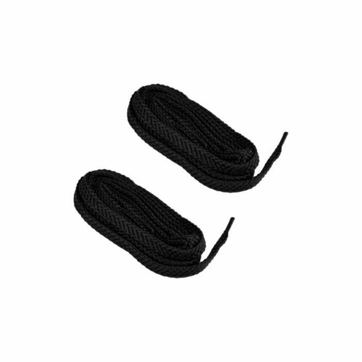 Paris Prix Paire de Lacets pour Chaussures  Plats  90cm Noir