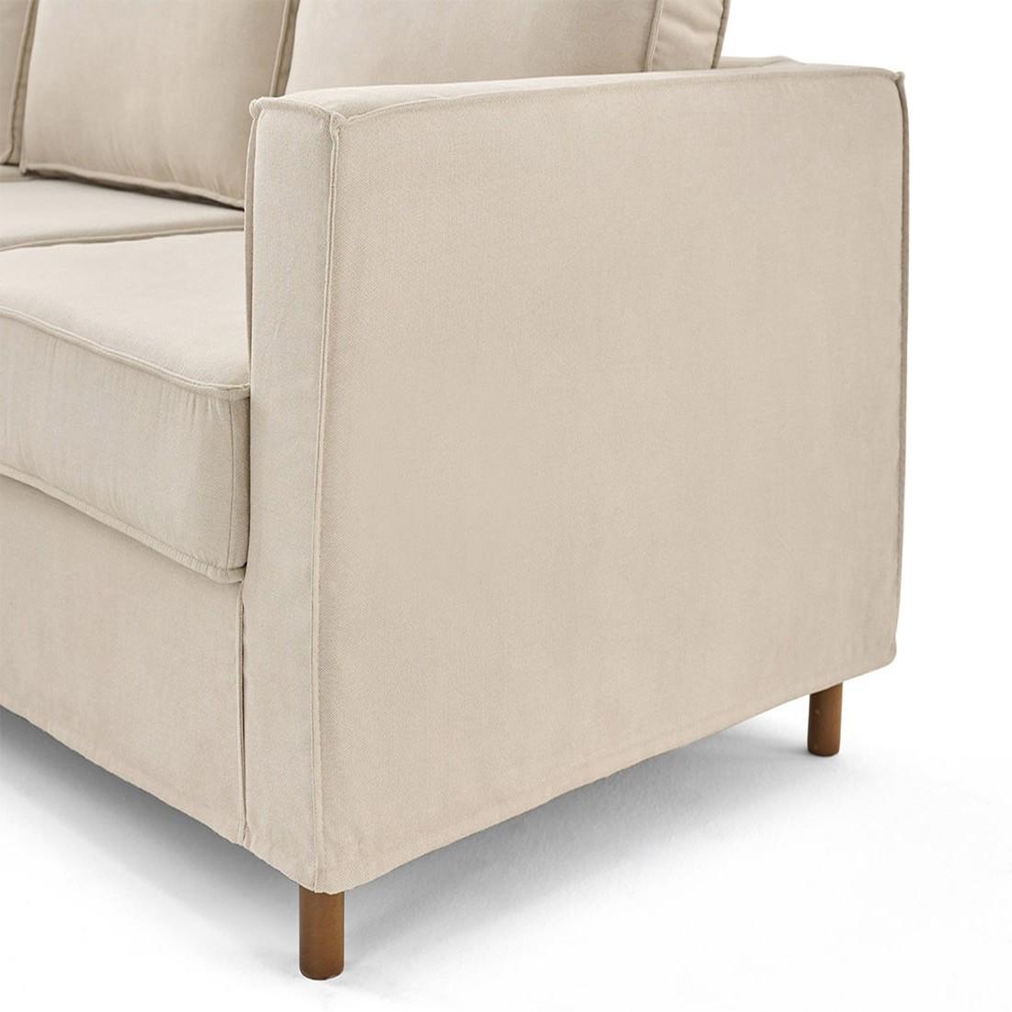 Voir la diapositive 6 : LISA DESIGN Jake - canapé déhoussable d'angle gauche 5 places en tissu