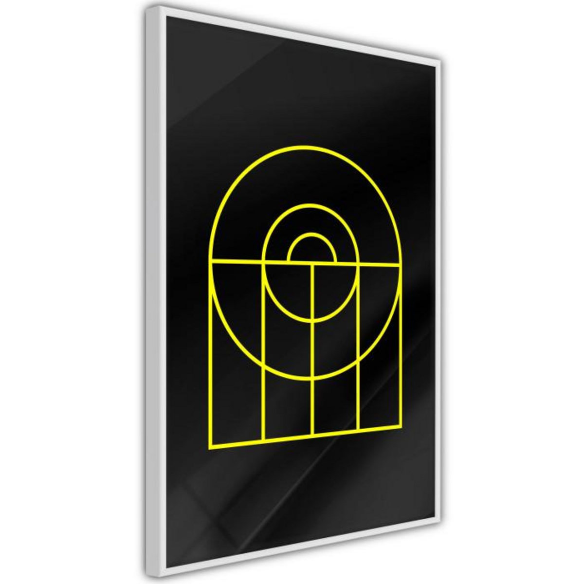 Paris Prix Affiche Murale Encadrée  Yellow Lines