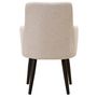 Voir la diapositive 4 : Paris Prix Lot de 2 Fauteuils en Tissu  Gitega  82cm Beige