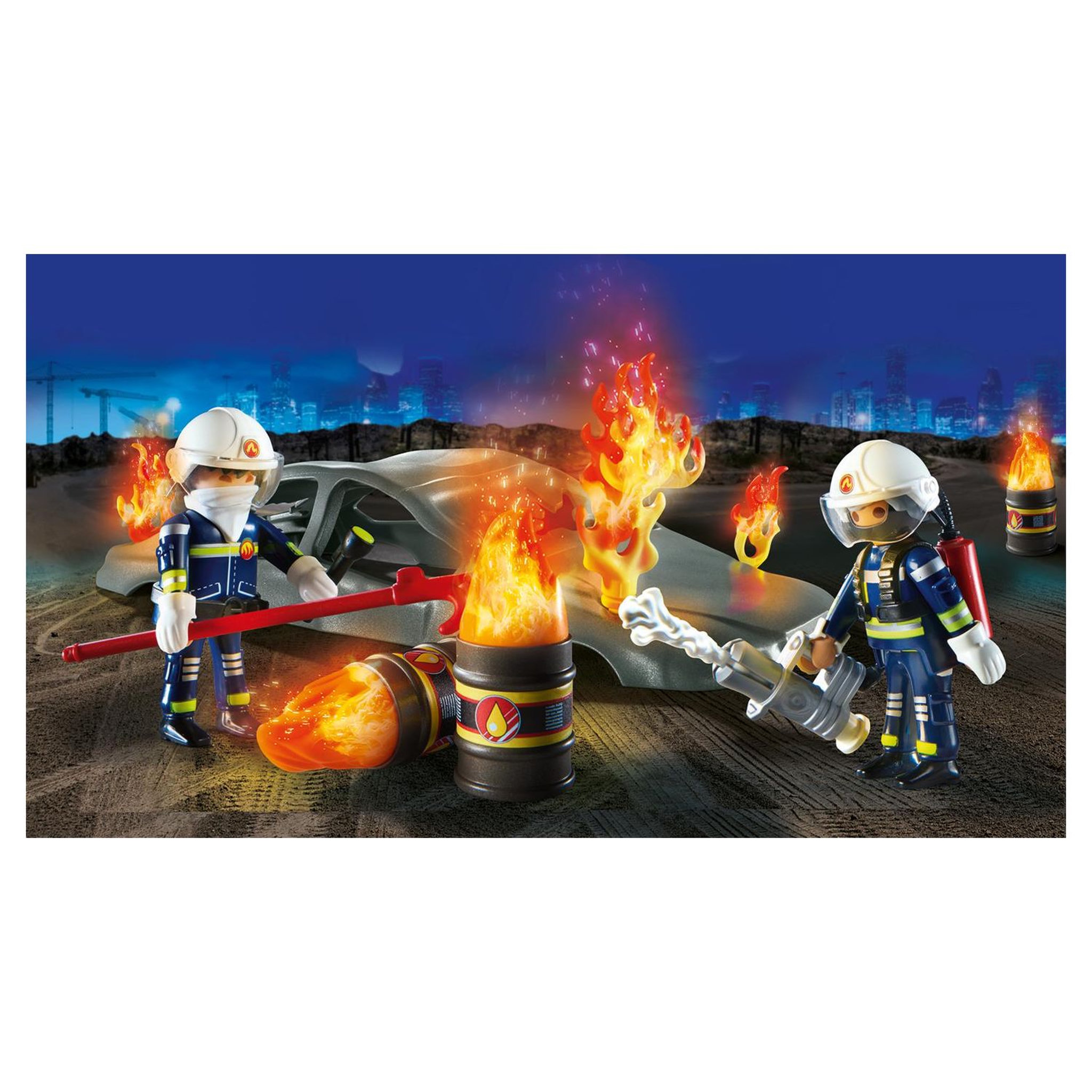 Voir la diapositive 5 : PLAYMOBIL 70907 - City Action - Starter Pack pompier et incendie