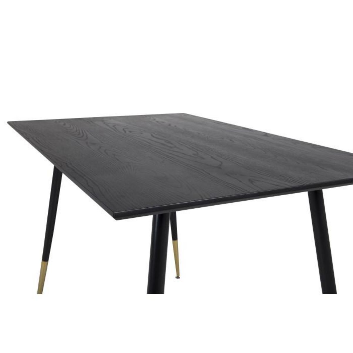 Paris Prix Table à Manger Design  Dipp  120cm Noir & Or