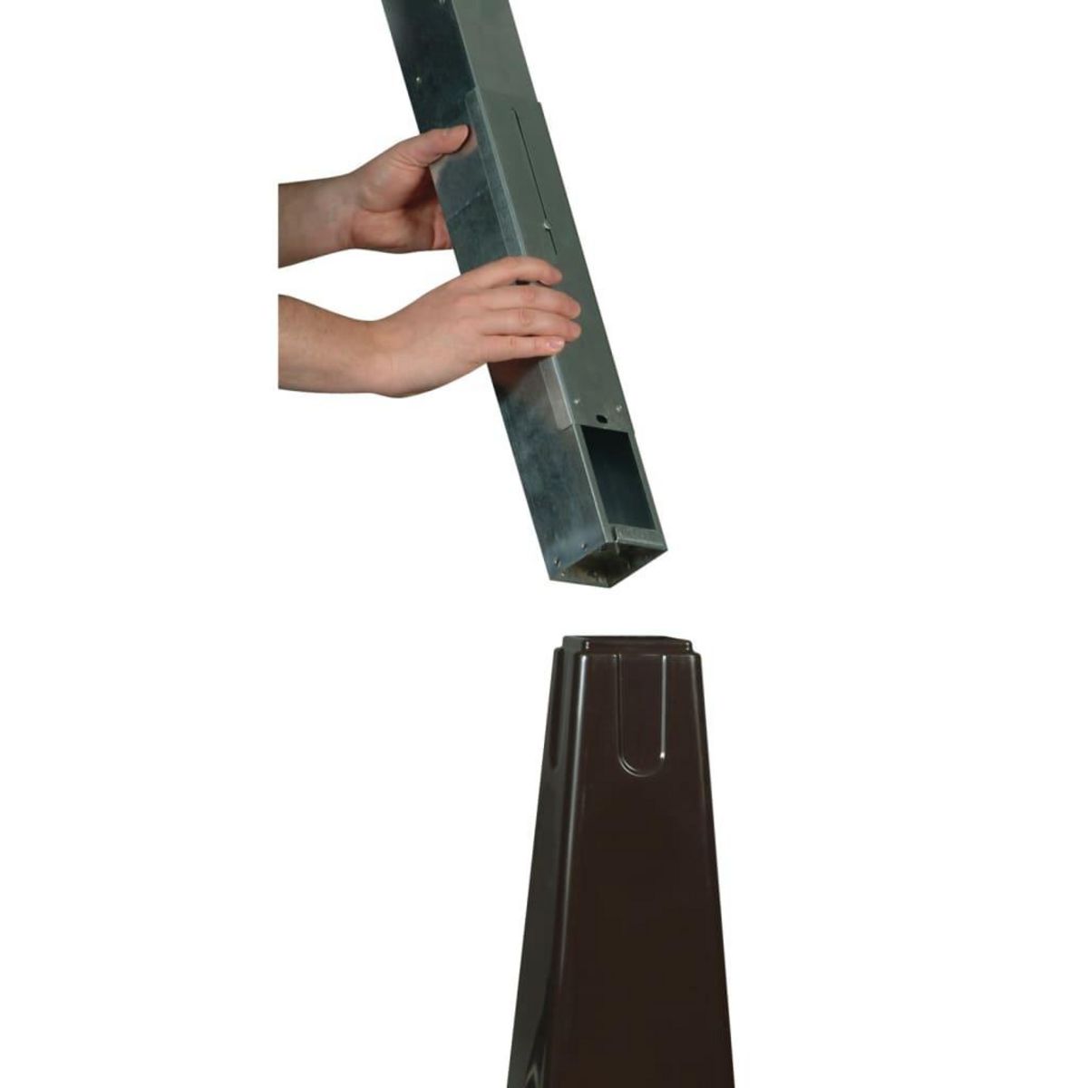 RUBBERMAID Rubbermaid Cendrier d'exterieur Noir