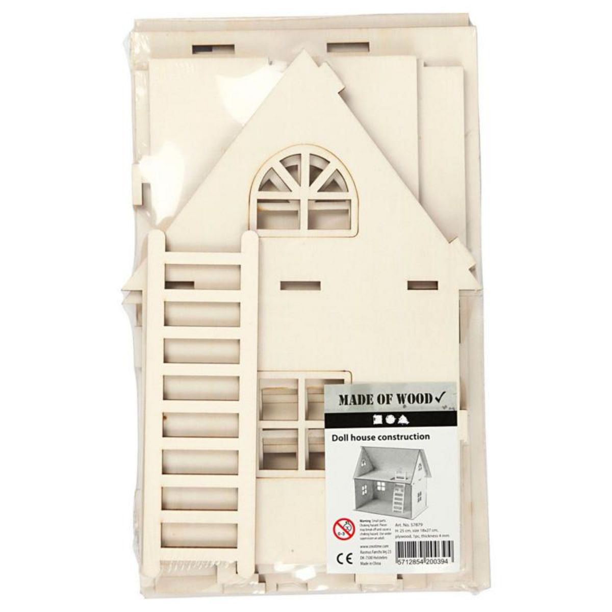 CREATIV COMPANY CREATIV COMPANY DIY Wooden Dollhouse