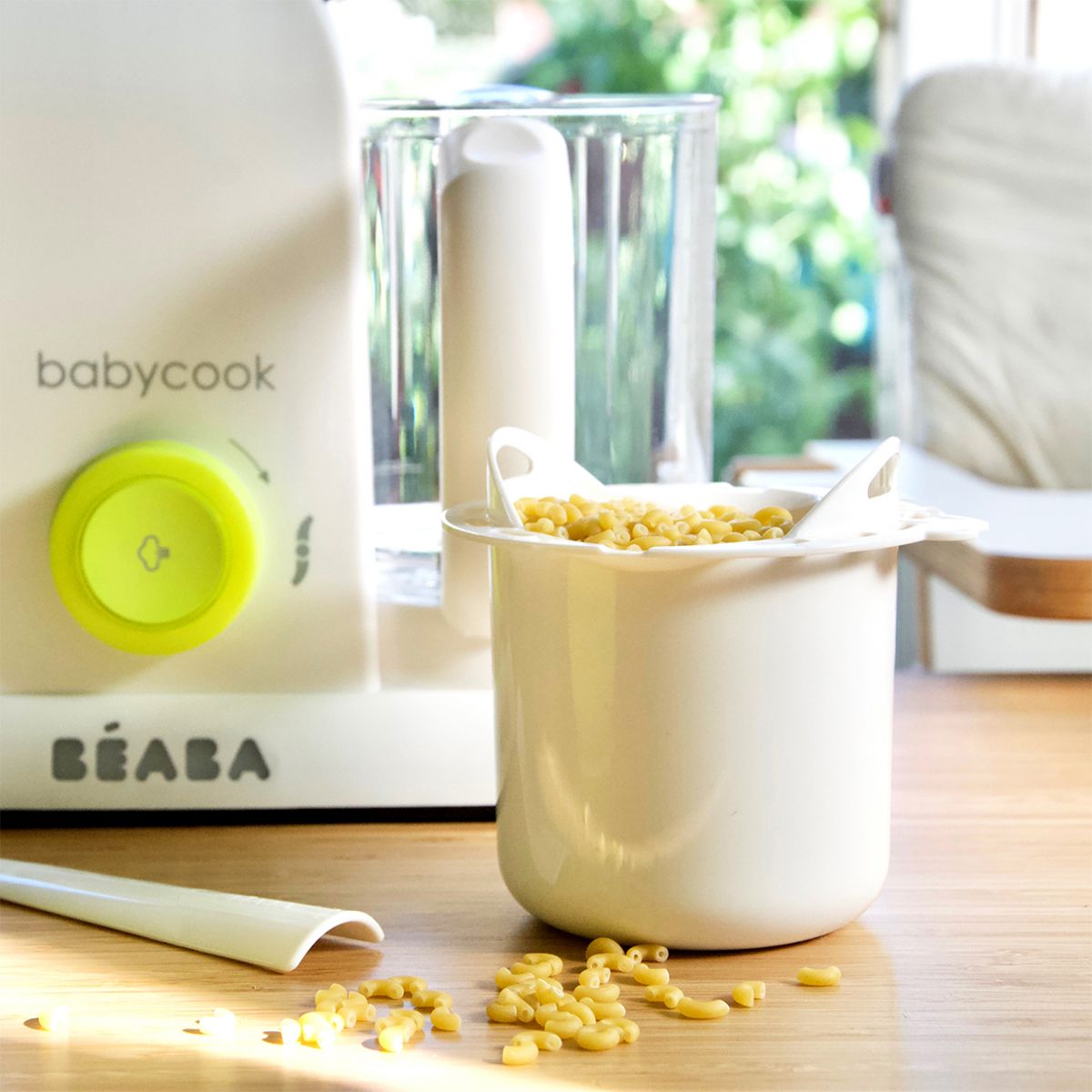 BEABA Pasta/Rice cooker blanc