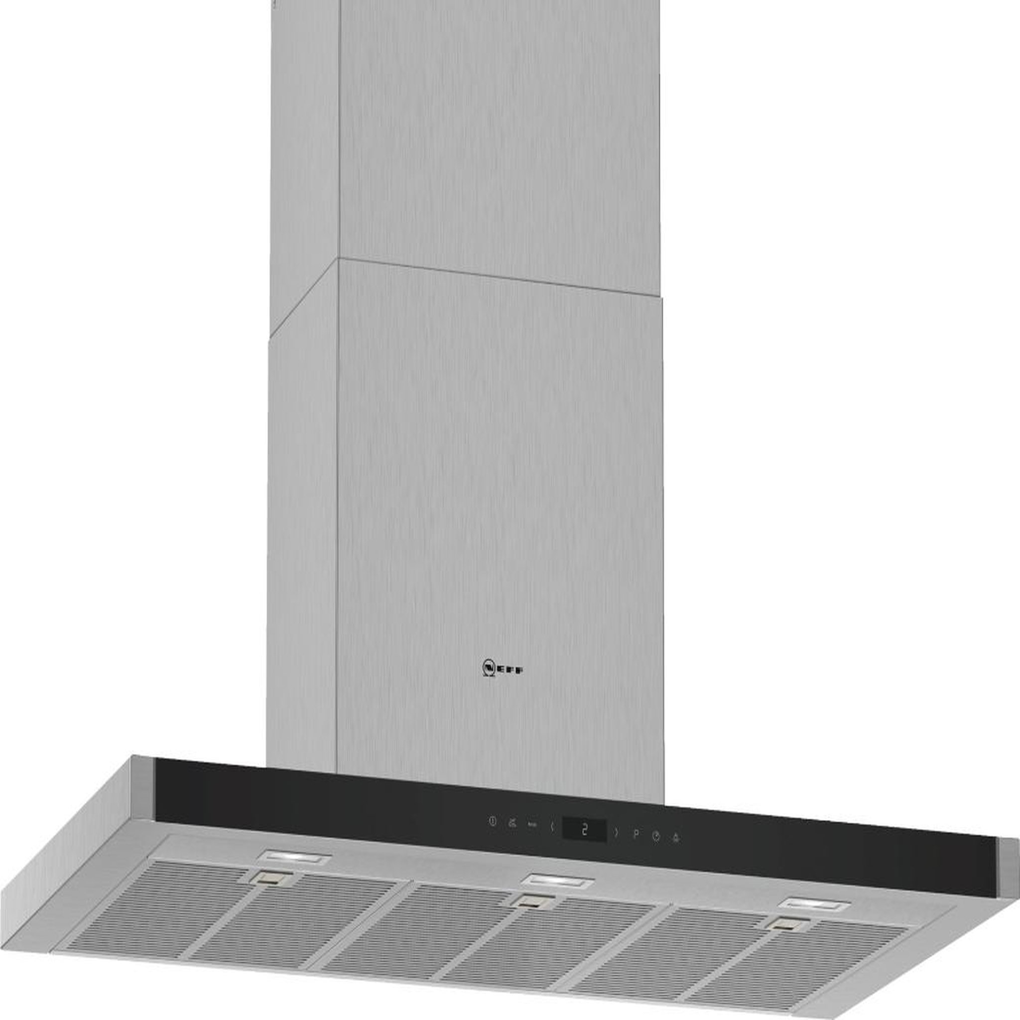 Voir la diapositive 1 : Neff Hotte décorative murale 90cm 55db 427m3/h inox - d95bmp5n0