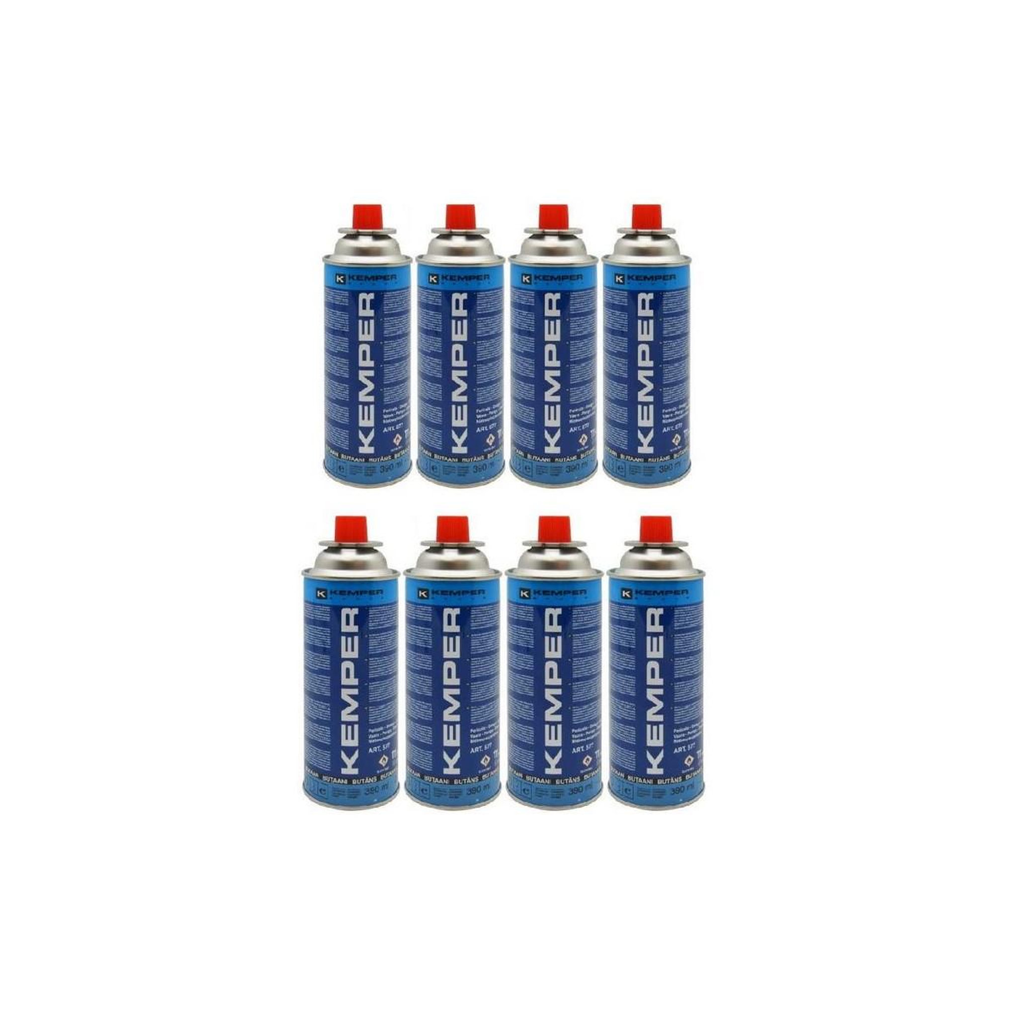 Kemper Pack de 8 cartouches gaz 227g butane kemper