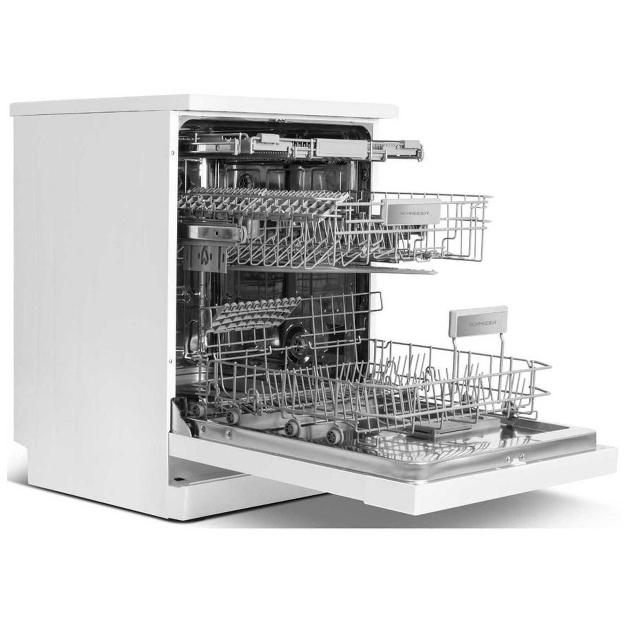 Voir la diapositive 4 : SCHNEIDER Lave-vaisselle 60cm 15 couverts 42db - scdw1542idw
