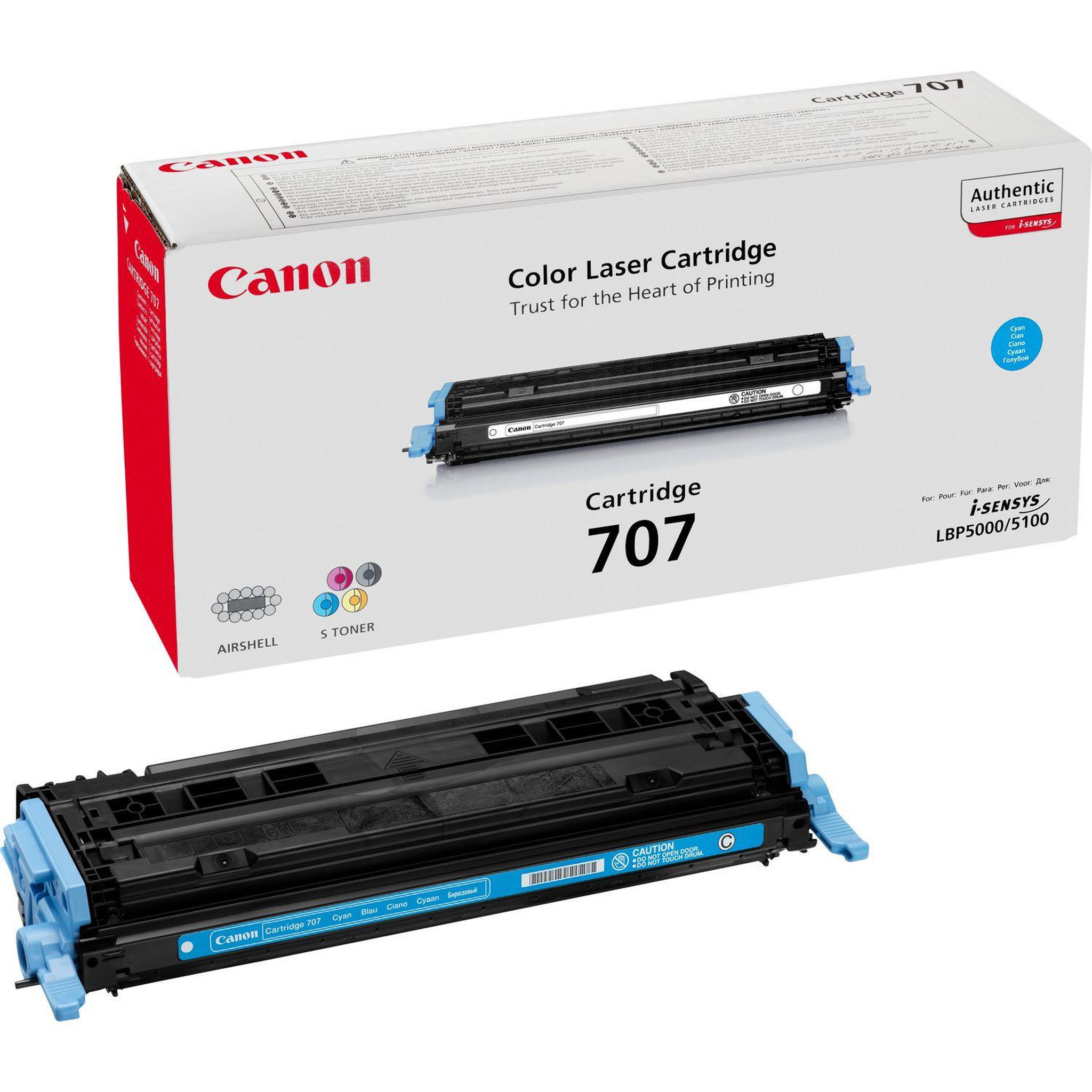 Canon Canon 707 Cartouche de toner 1 pièce(s) Original Cyan