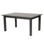 HESPERIDE Table de jardin extensible 10 Personnes Allure - L. 160/254 cm - Gris rayé et graphite