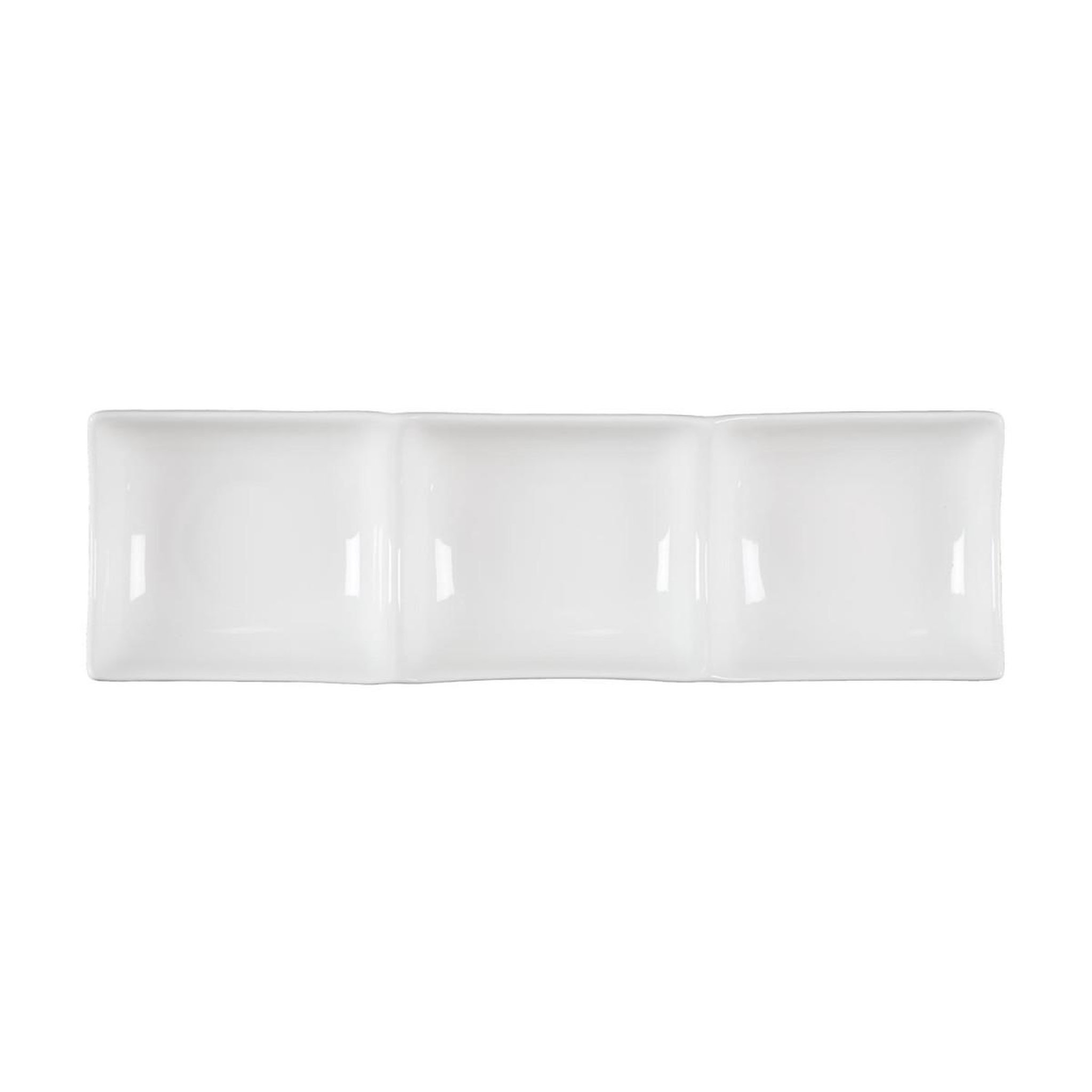 Voir la diapositive 6 : The Home Deco Factory Service apéritif 10 pièces  design  31cm blanc