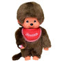 Voir la diapositive 1 : BANDAI Monchhichi - Garçon Rouge 20 cm 