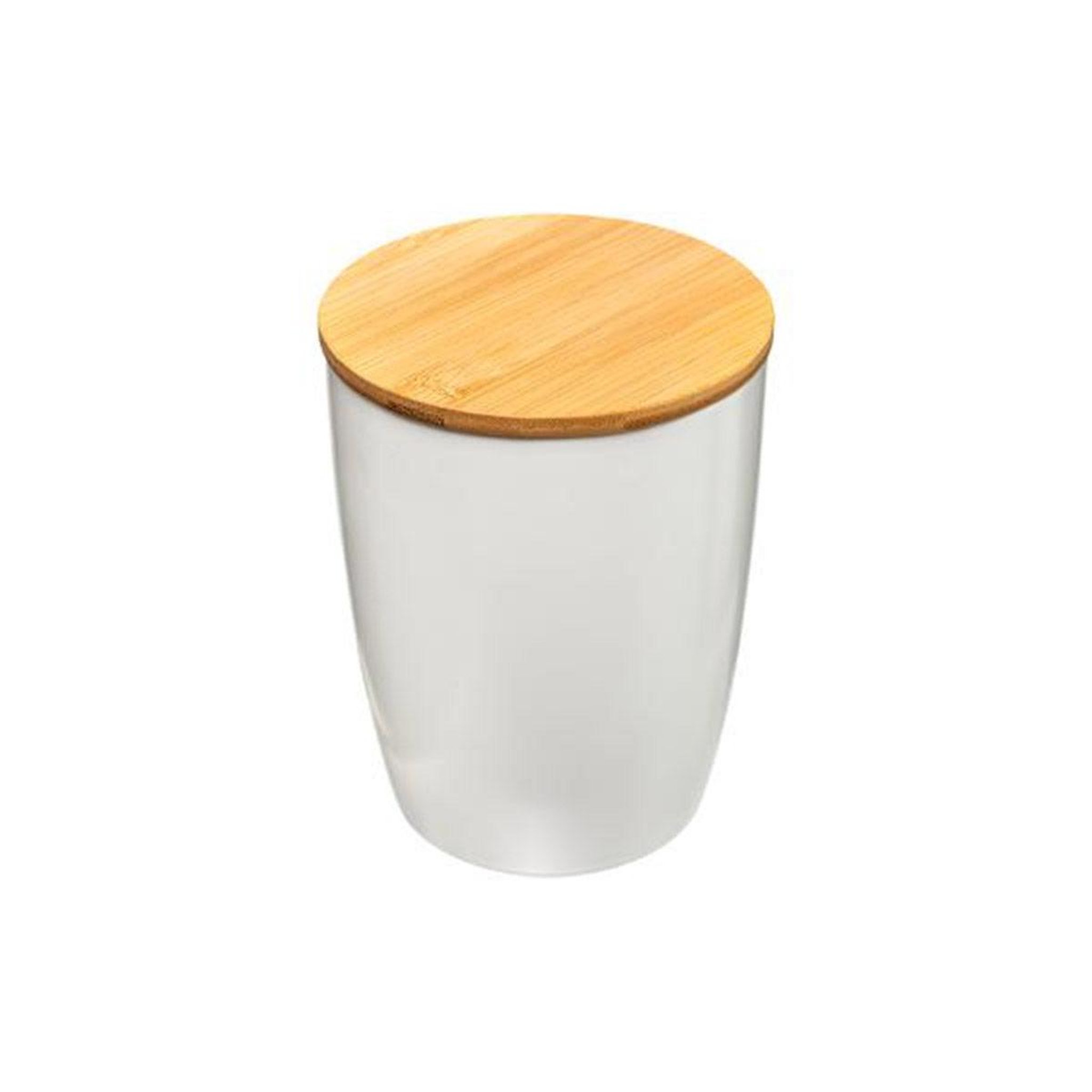 FIVE Bocal de conservation  bambou  1,5l blanc & naturel