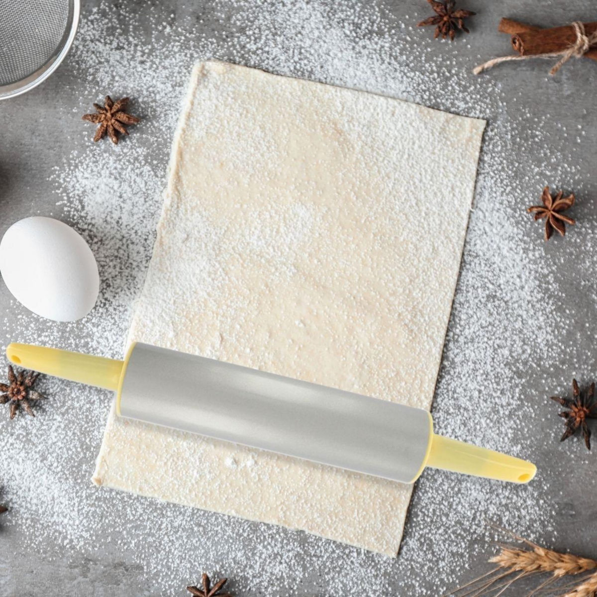 ZENKER Rouleau à pâtisserie en métal antiadhésif 36 cm Zenker