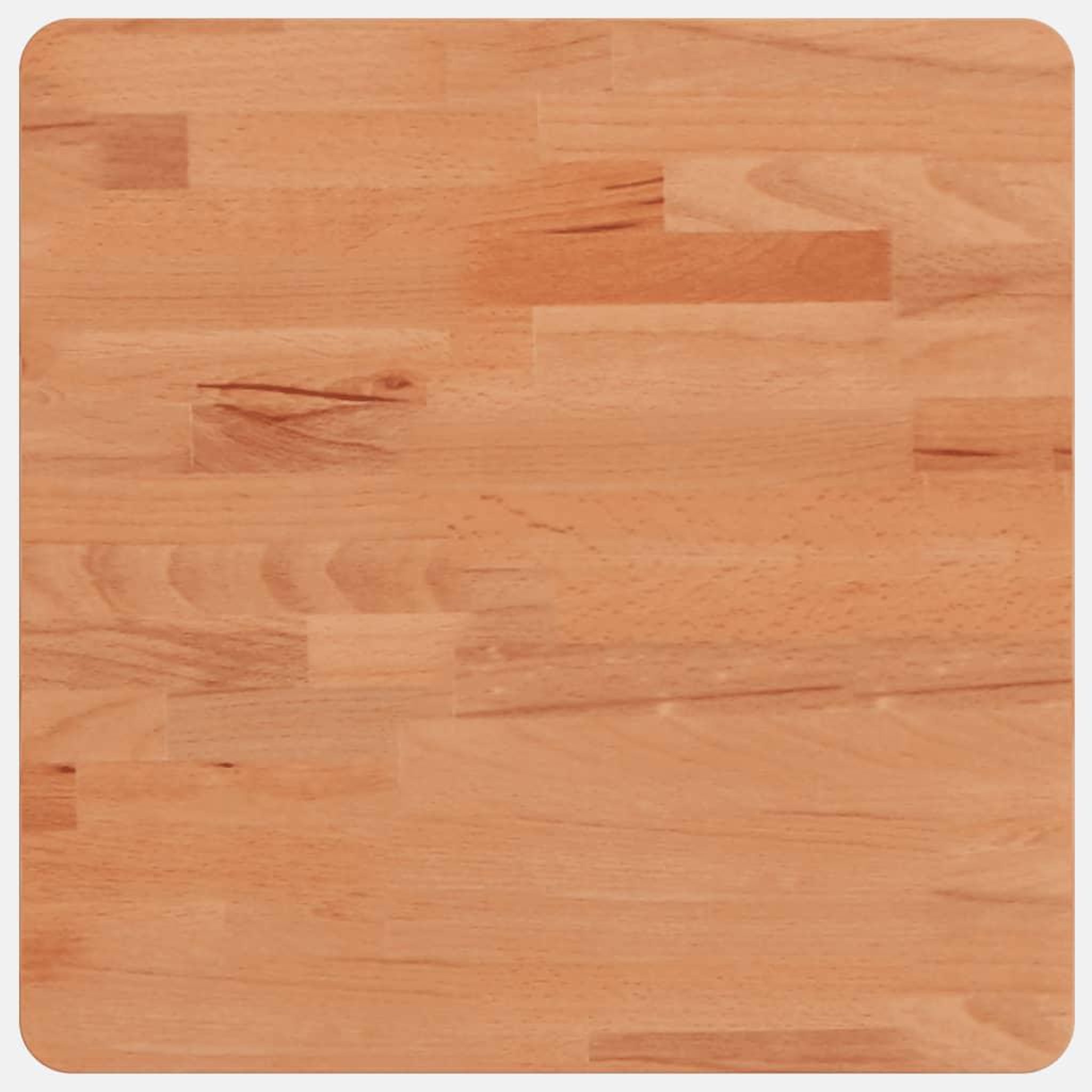 Voir la diapositive 2 : VIDAXL Dessus de table 40x40x2,5 cm carre bois massif de hetre