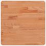 Voir la diapositive 2 : VIDAXL Dessus de table 40x40x2,5 cm carre bois massif de hetre