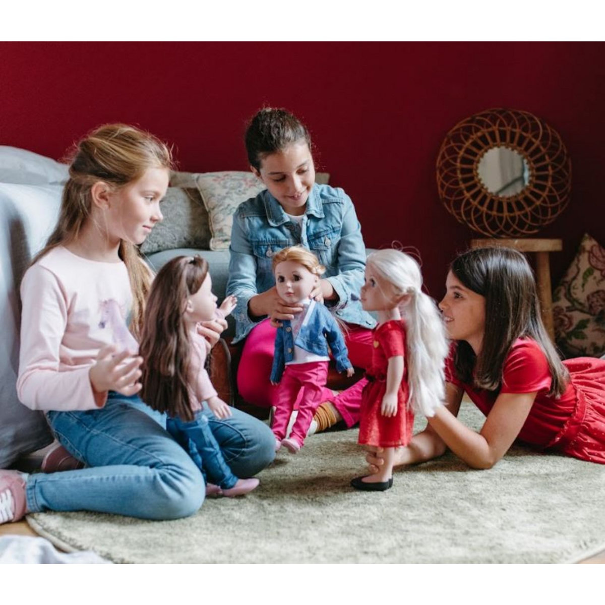 One Two Fun Ma jolie poupée mode 46 cm - Tee-shirt licorne