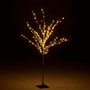 Voir la diapositive 3 : Paris Prix Arbre Déco Led en Métal  Dénudé  100cm Or