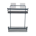 Paris Prix Serviteur de Douche 2 Niveaux  Filaire Premium  35cm Noir