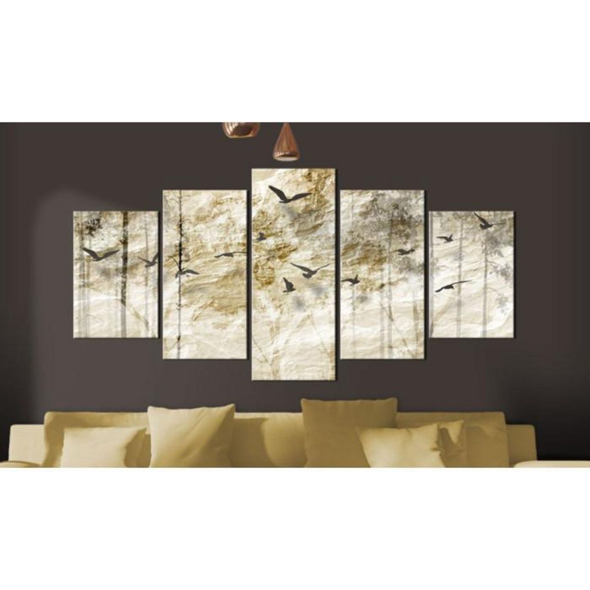 Paris Prix Tableau Imprimé  Forêt en Papier