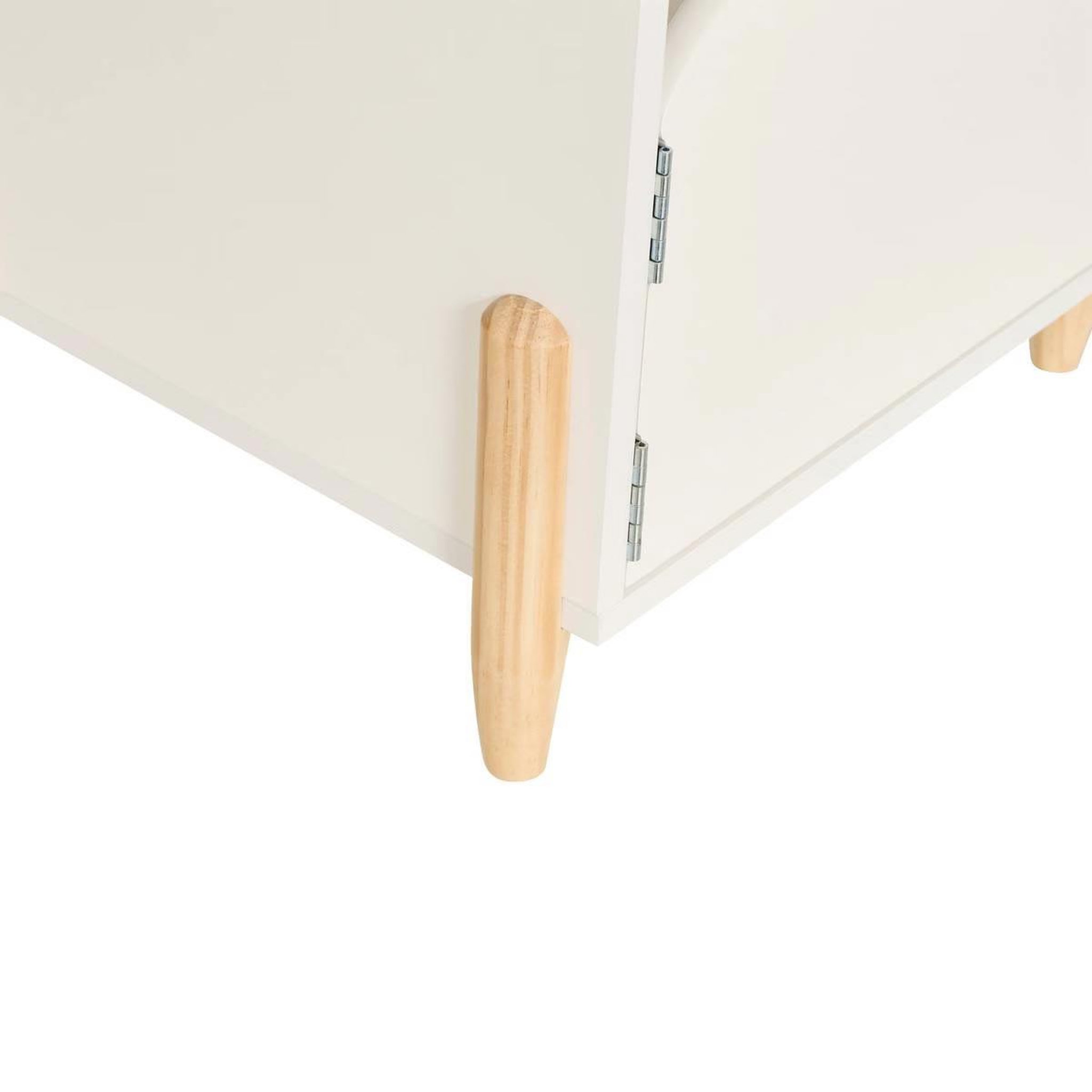 Voir la diapositive 3 : Atmosphera Kids Table de chevet enfant  douceur  40cm blanc