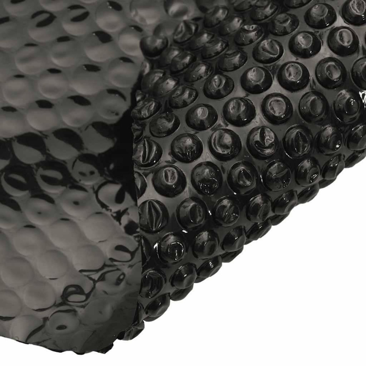 VIDAXL Couverture de piscine Noir 417 cm PE