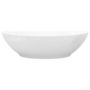 Voir la diapositive 5 : VIDAXL Lavabo en forme ovale Ceramique 40 x 33 cm Blanc