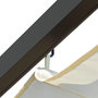 Voir la diapositive 5 : VIDAXL Pergola avec toit retractable Blanc creme 3 x 3 m Acier