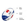 Voir la diapositive 2 : GILBERT GILBERT Ballon de rugby taille 5 supporter FRANCE