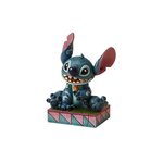 DISNEY Statuette Lilo Et Stitch Disney Traditions Stitch Assis Et Souriant