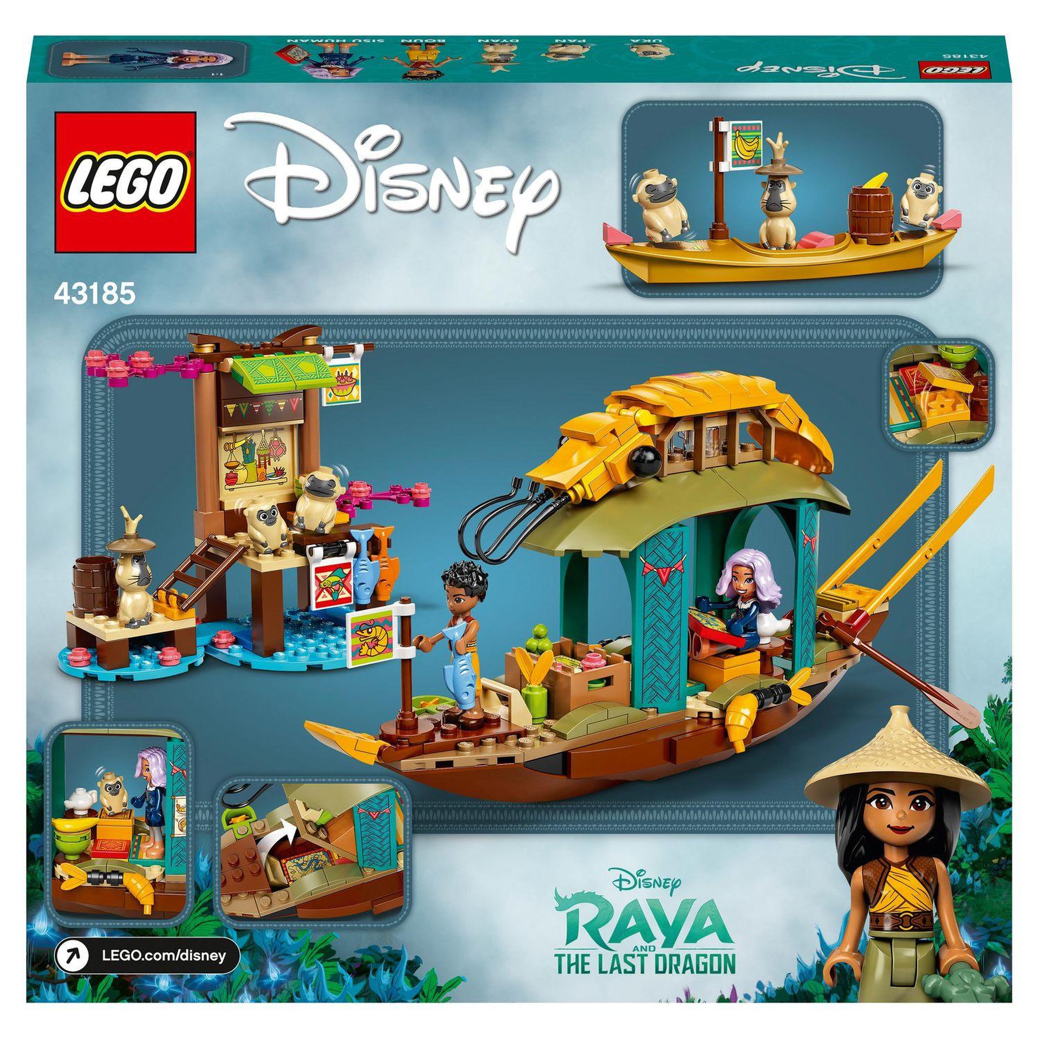 Voir la diapositive 7 : LEGO Disney Princess 43185 Le bateau de Boun