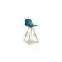 Voir la diapositive 2 : Lot de 2 tabourets de bar pieds bois massif BORGEN