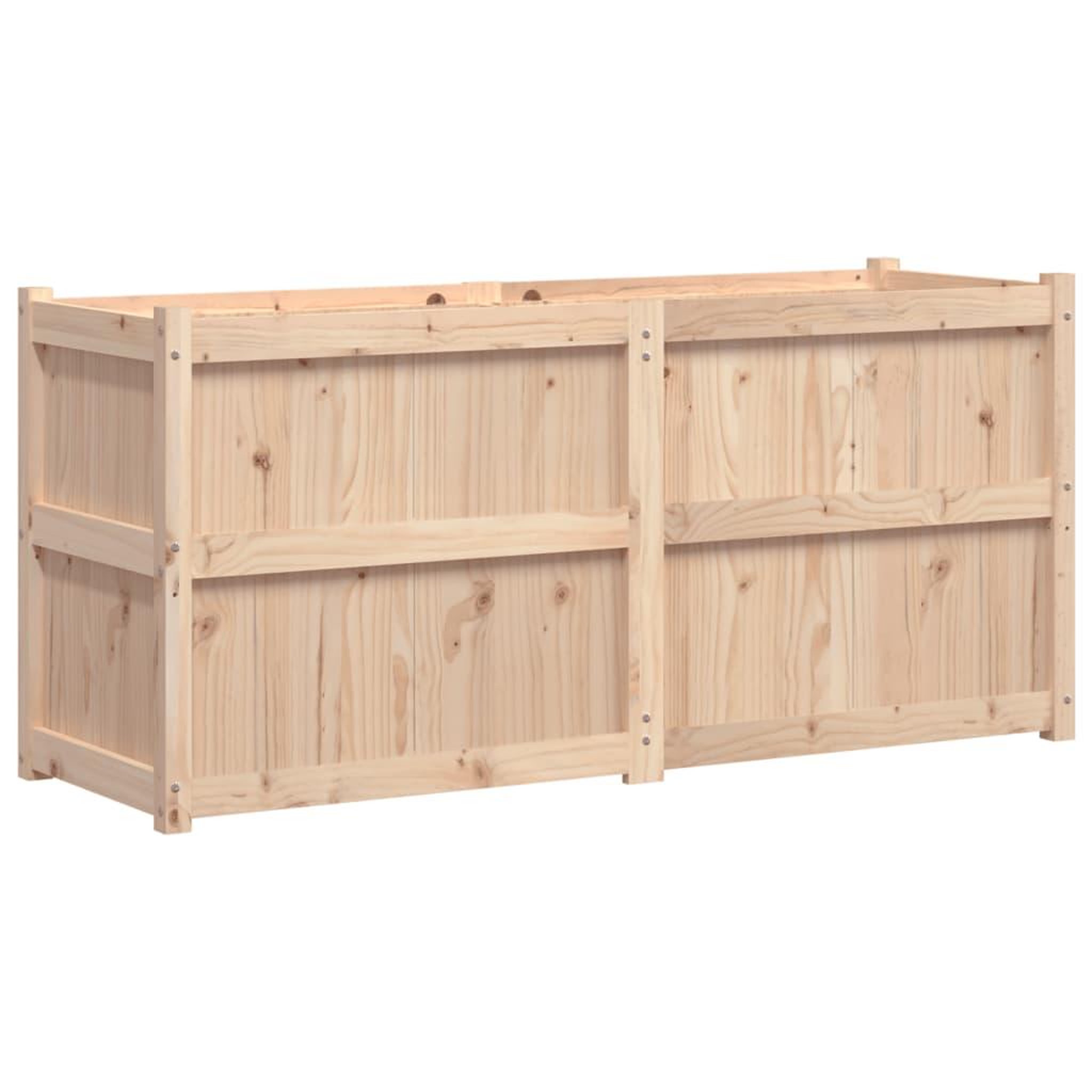 Voir la diapositive 2 : VIDAXL Jardiniere 150x50x70 cm bois de pin massif