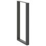 Voir la diapositive 4 : VIDAXL Pieds de table basse forme de U 2 pcs anthracite 60x(110-111)cm
