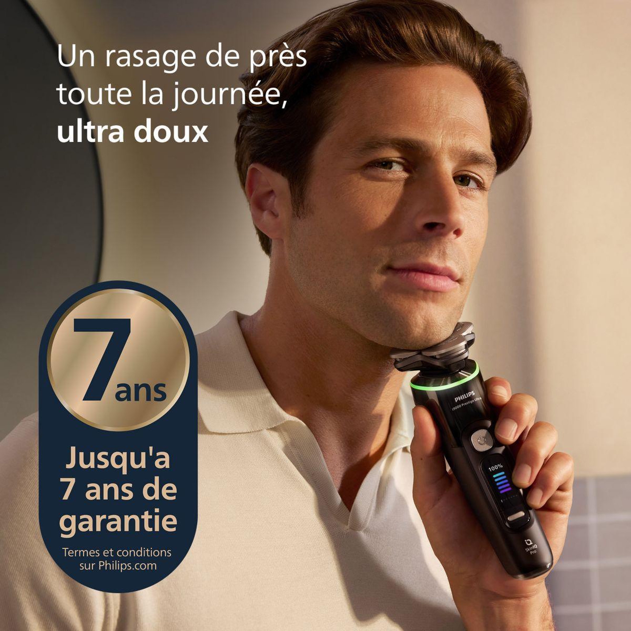 Voir la diapositive 3 : Philips Rasoir électrique XP9400/31 Serie i9000 Prestige Ultra 100 % étanche avec Skin IQ
