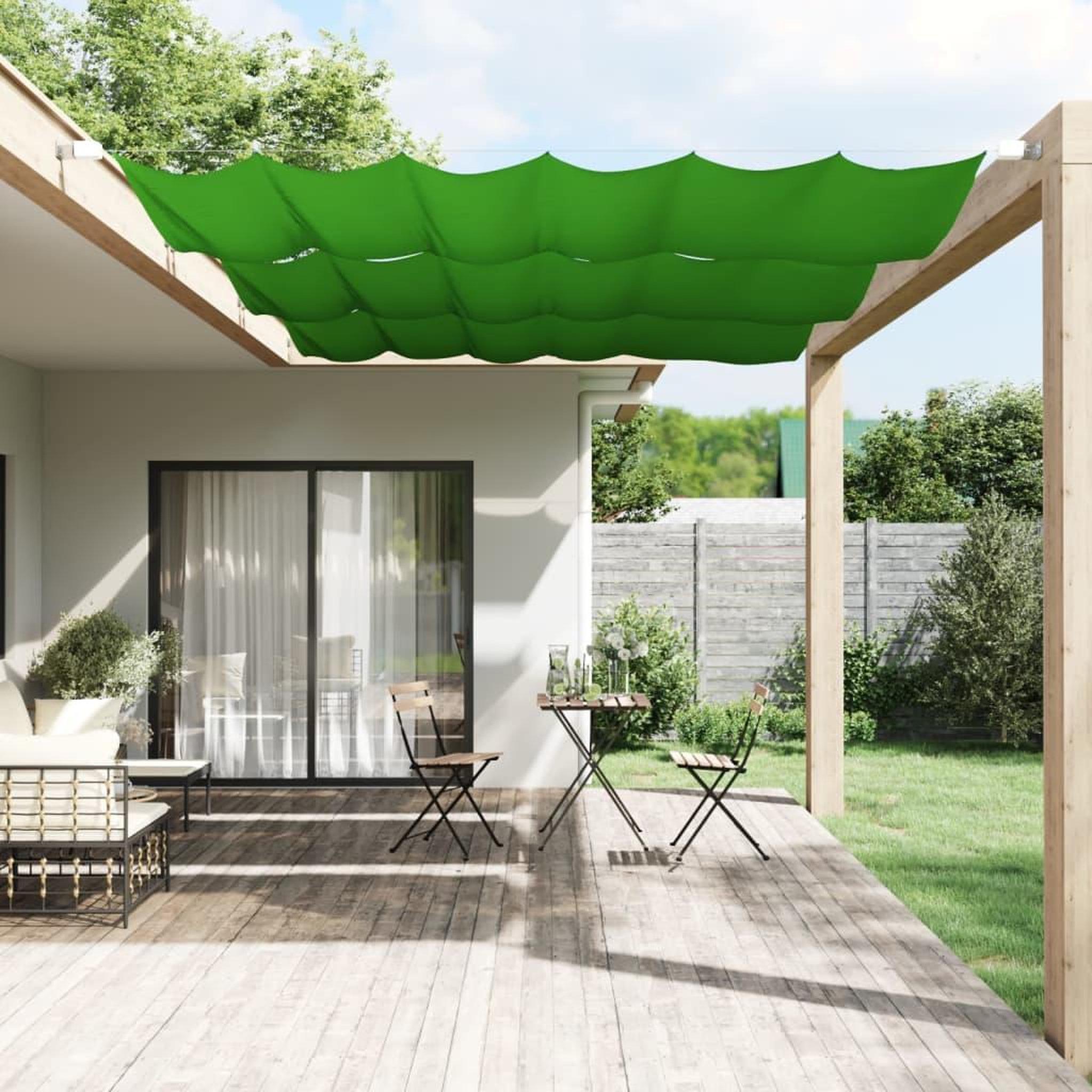 Voir la diapositive 1 : VIDAXL Auvent vertical Vert clair 140x270 cm Tissu oxford