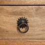 Voir la diapositive 3 : Paris Prix Console en Bois 2 Tiroirs  Ajmal  120cm Naturel