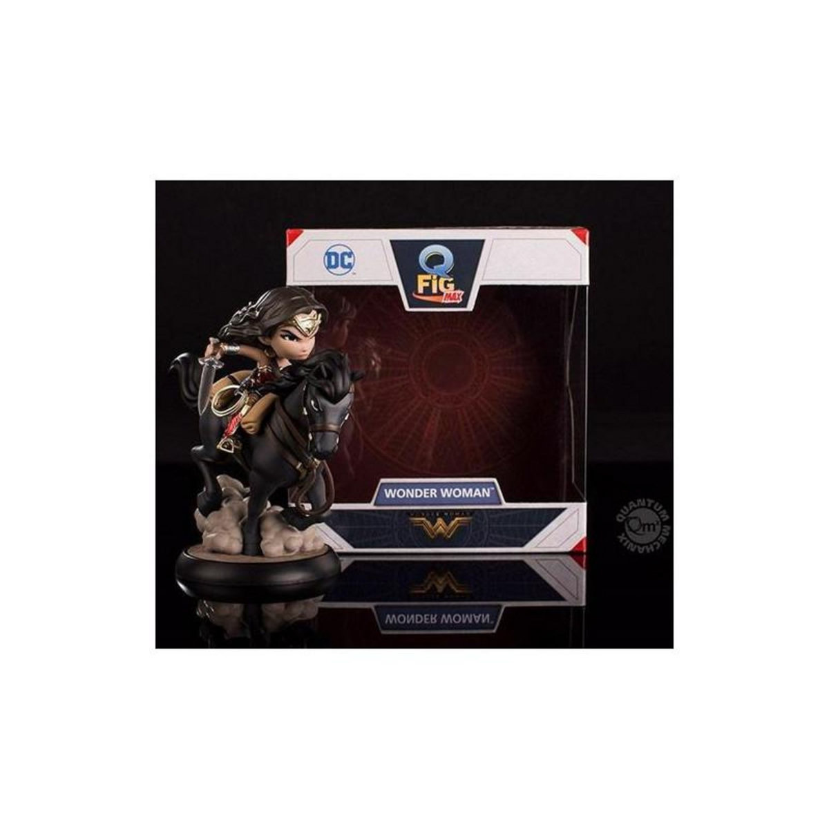 Elle Figurine Qfig Dc Comics Wonder Woman À Cheval