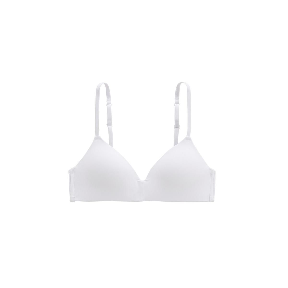 Petit Béguin Soutien-gorge triangle à coques sans armatures blanc Veliana